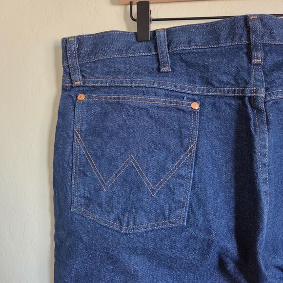 Wrangler Pro Rodeo Cowboy Cut Jeans Original Fit Dark Blue Size Men's 38x32 NEW - Picture 6 of 10
